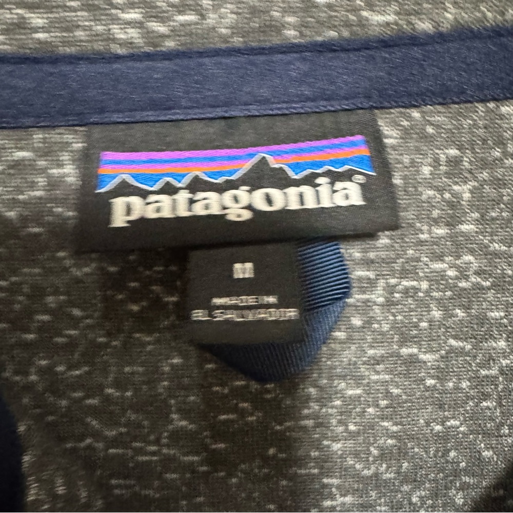 Patagonia Shearling Button Pullover. Dark Gray. M… - image 4